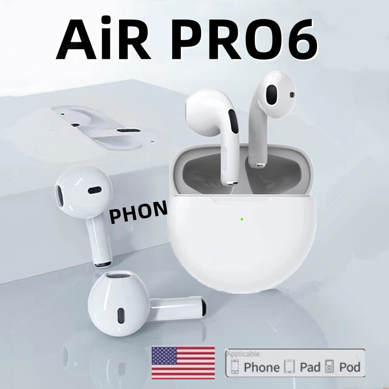 PRO6 Wireless Bluetooth Headset 5.3 Bluetooth Protocol Earplug