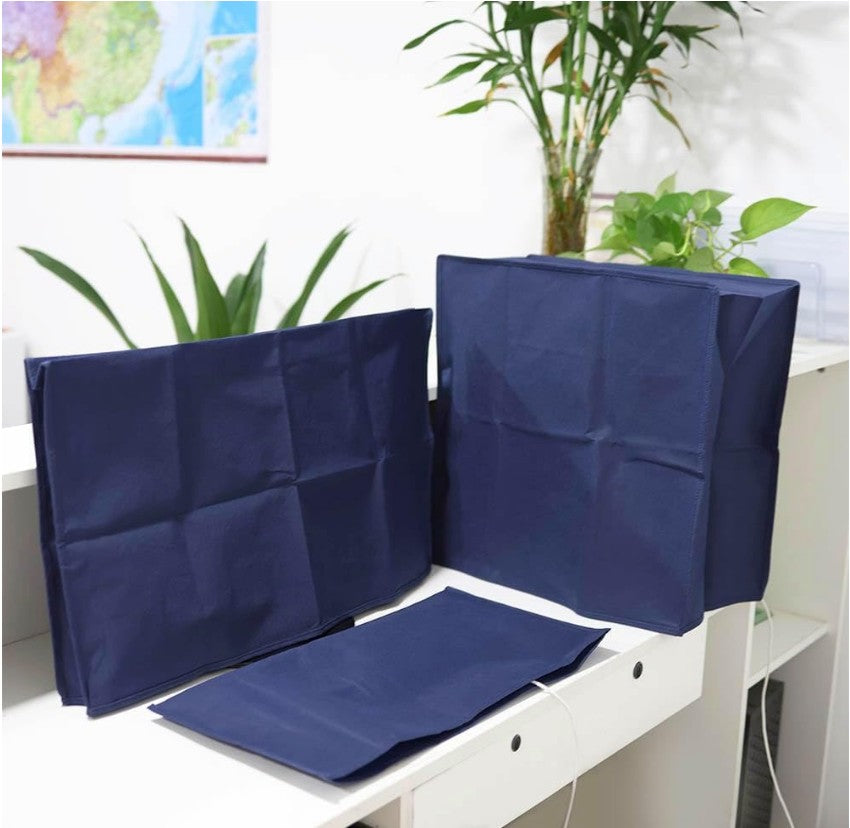 3 Pieces Computer Dust Cover Set β Monitor, Keyboard & CPU Tower Dustproof Covers for PC & iMac