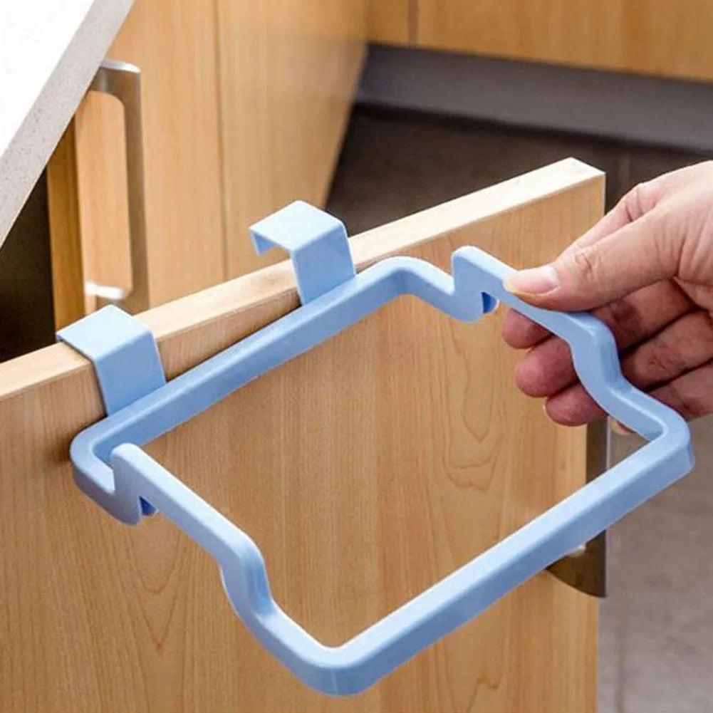 Kitchen Trash Bag Towel Holder Rack Cabinet Organizer