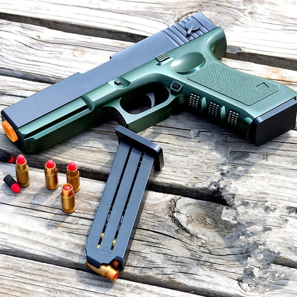 Automatic and Manual Blaster with Foam Darts & Silencer