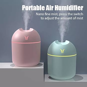 Portable Mini Air Humidifier USB Desktop Humidifier Aromatherapy for Car Bedroom Air Diffuser Fogger Mist Maker Sprayer