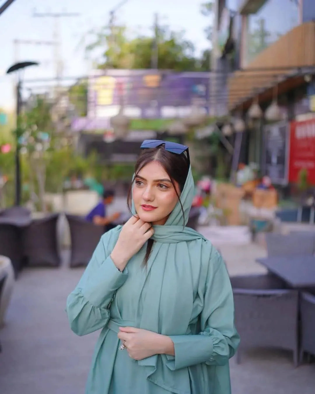 abaya for girl with sttoller Georgette Abaya for Girls women Modest Abaya Islamic Dress Elegant Abaya Fashion Traditional Abaya Women's Abaya Black Abaya Designer Abaya