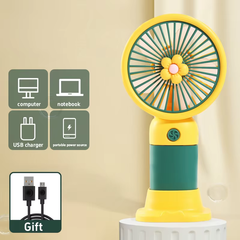Mini Portable USB Rechargeable Hand Held Fan