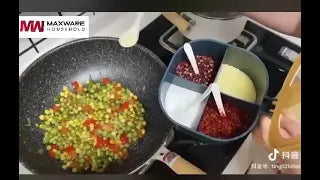 4 In 1 Partition Kitchen Seasoning Box Masala
