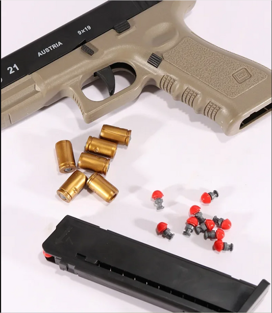 Automatic and Manual Blaster with Foam Darts & Silencer