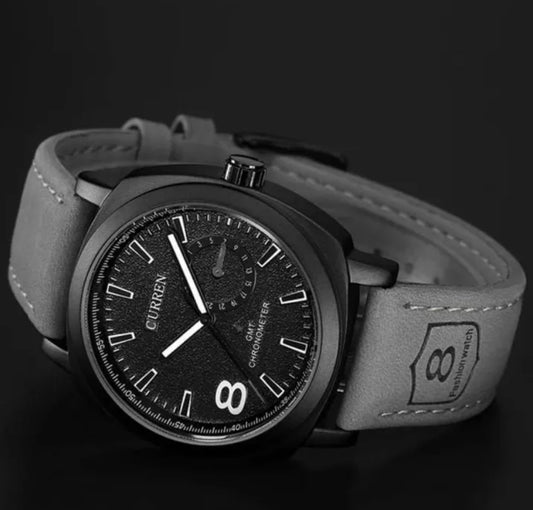 High Quality Wrist Watch For Men & Boys| Decent Wrist Leather Strap Attractive Dial