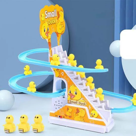 TQAS Happy Duck Track Set Toy With Music & LED Flashing Lights Fun Gifts For Boy & Girl - Great Birthday Gift