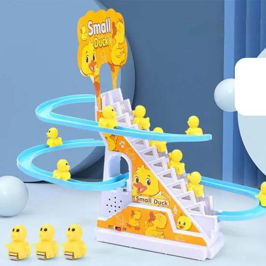 TQAS Happy Duck Track Set Toy With Music & LED Flashing Lights Fun Gifts For Boy & Girl - Great Birthday Gift