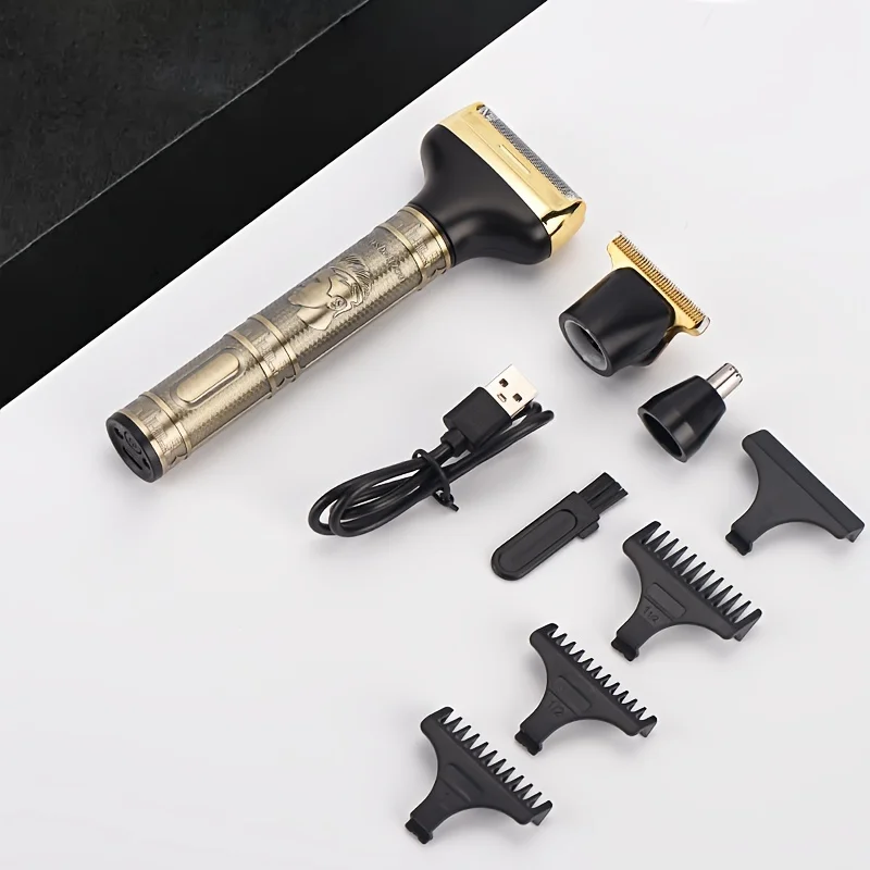 TRIMMER FOR MEN, Usb Rechargeable Outline Edger Beard Trimmer, GROOMING KIT