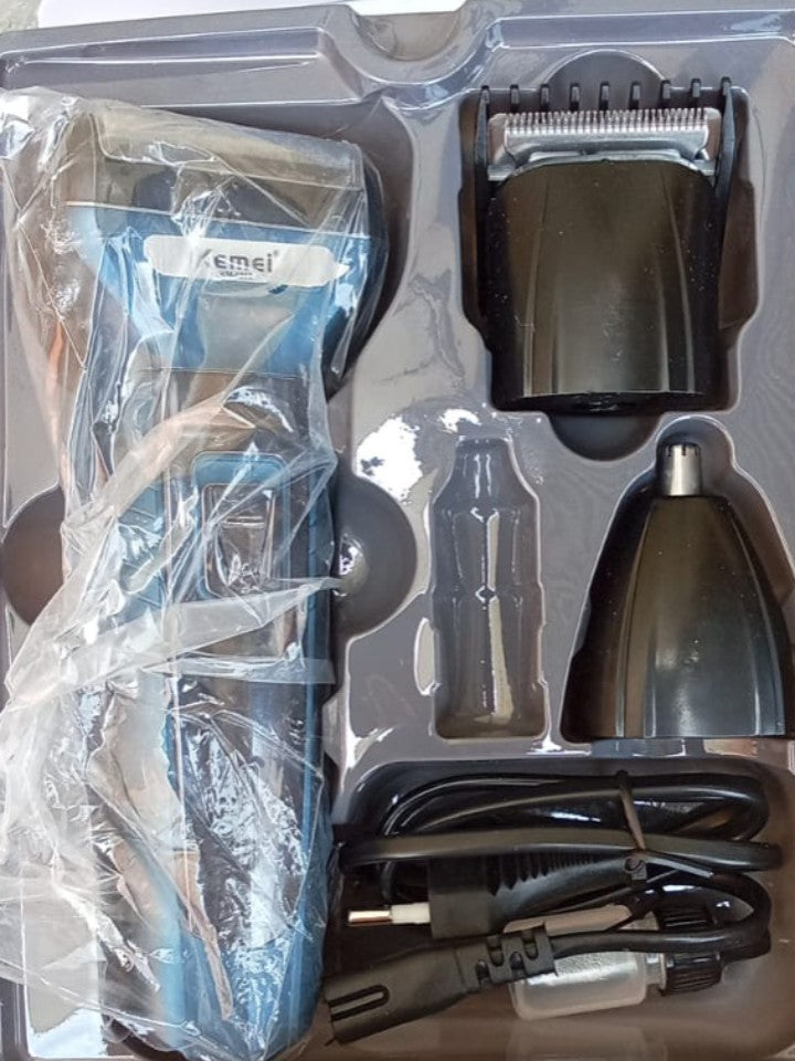Orignal kmei Shaving Machine 3 In 1 Rechargeable Hair Clipper Shaver beard Styling Trimmer Hair Removal machine for men
