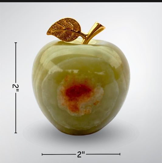 Marble Apple Home Decoration Items Show Piece for Room Side Table, Office