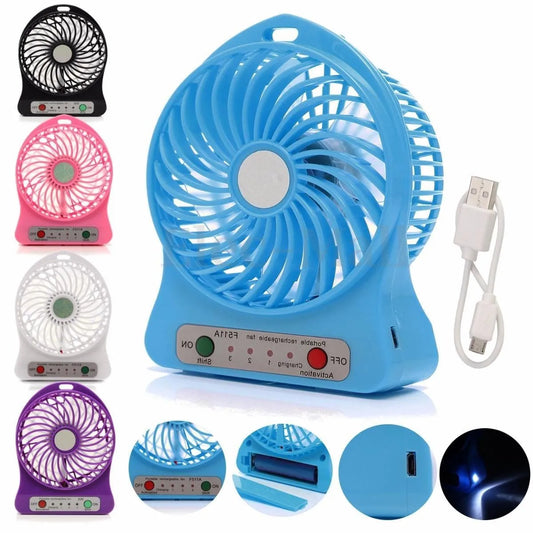 Portable Fan Usb Charging rechargable battery
