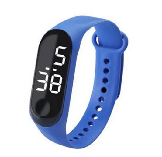 Waterproof Touch Led Digital Watch For Boys & Girls - All Colors Available