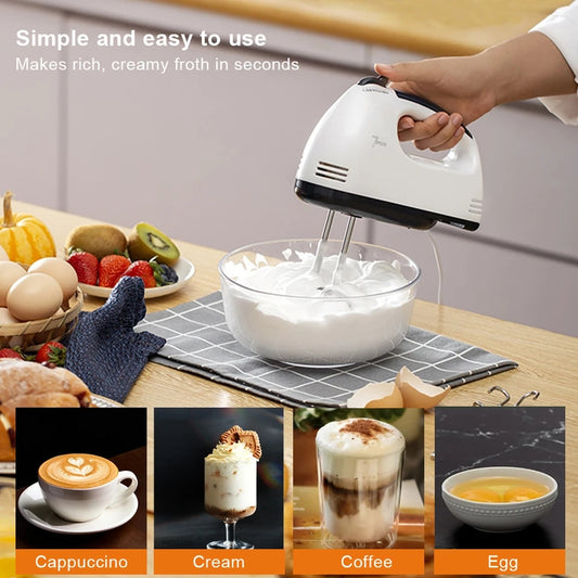 Powerful Electric Hand Beater Machine - Mixer for Cake