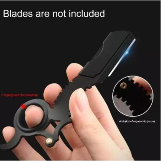 Premium Finger Ring Style Barber Razor With Finger Handle Razor Barber Hair Shaving