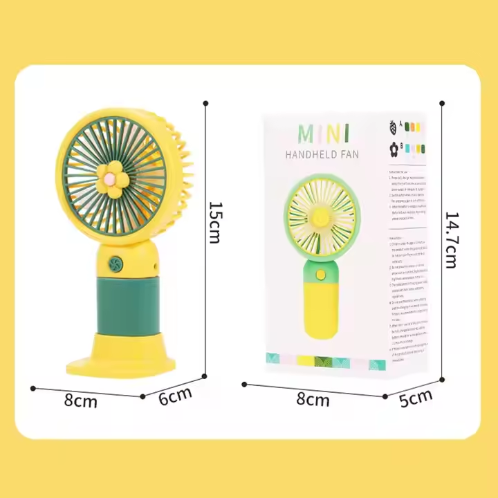 Mini Portable USB Rechargeable Hand Held Fan
