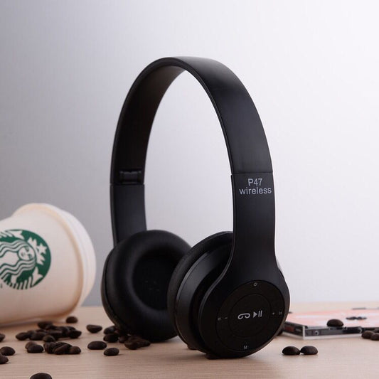 Orignal P47 Wireless Headset Bluetooth Foldable On-Ear Headphone Wireless Earbuds