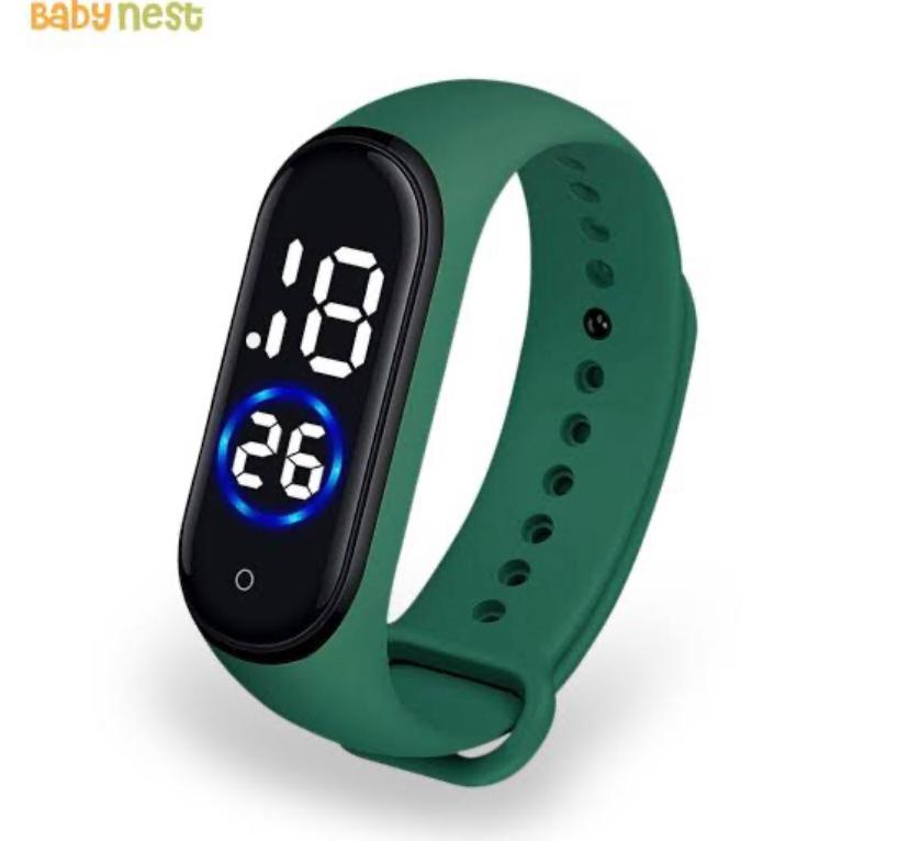 Waterproof Touch Led Digital Watch For Boys & Girls - All Colors Available