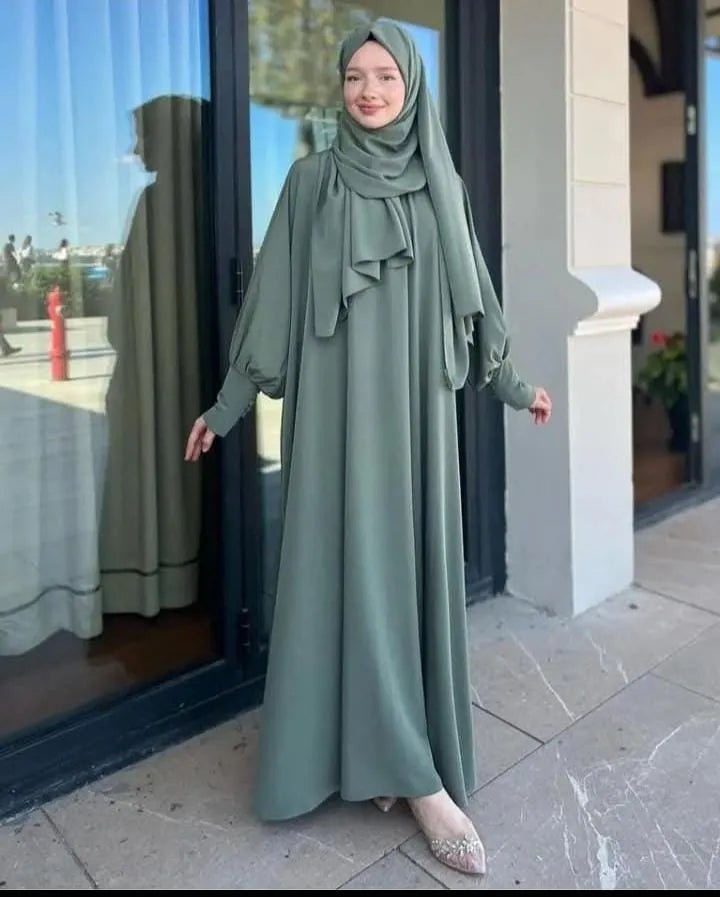 abaya for girl with sttoller Georgette Abaya for Girls women Modest Abaya Islamic Dress Elegant Abaya Fashion Traditional Abaya Women's Abaya Black Abaya Designer Abaya