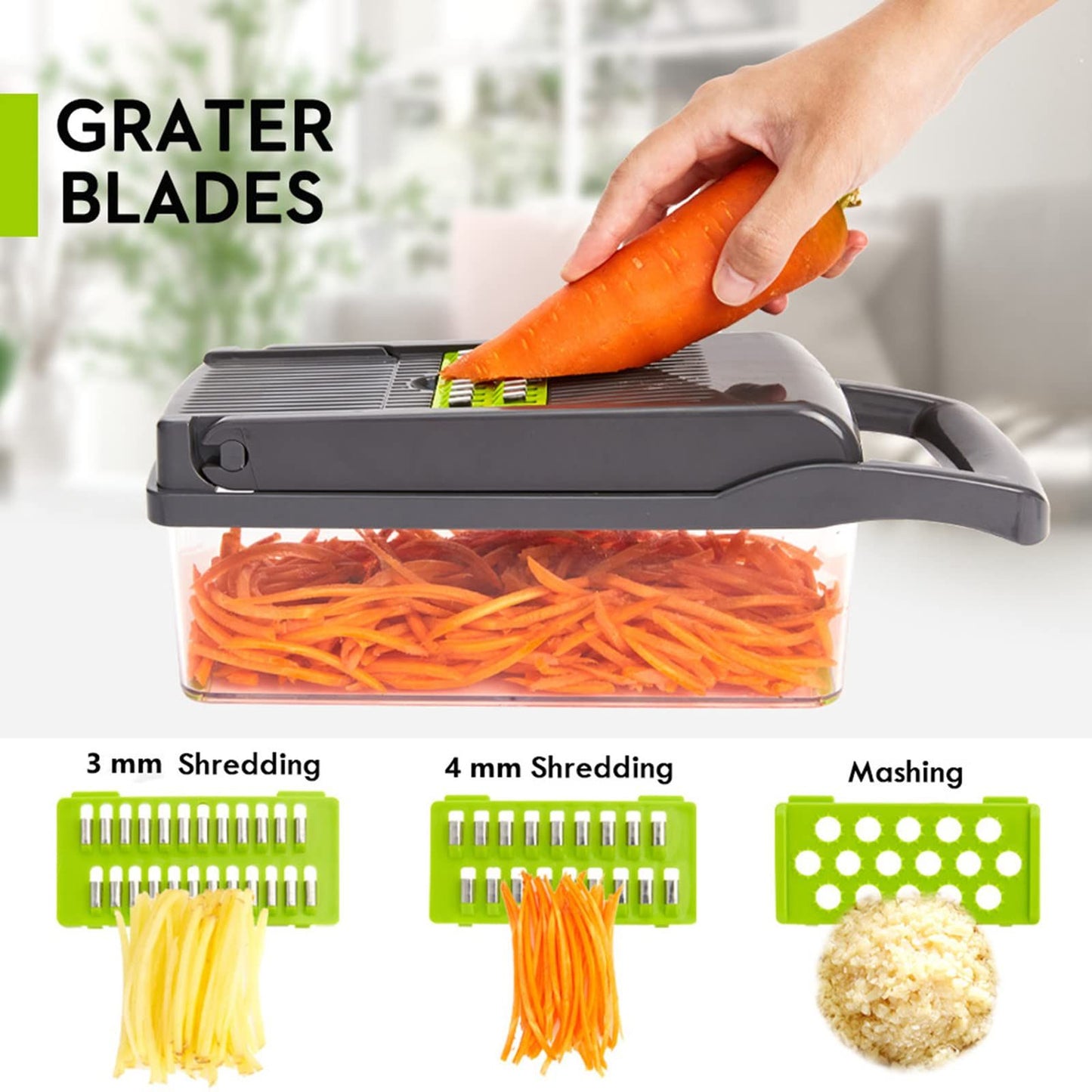Multifunctional Vegetable Cutter Nicer Dicer Plus Salad Vegetable & Fruit Cutter - 12 in 1