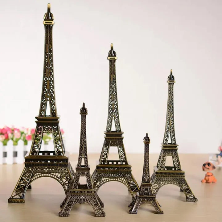 Metal Eiffel Tower For Home & Office Decoration | 3'' | 4'' | 5'' | 6'' | 7'' | 8.5'' | 10'' Size For