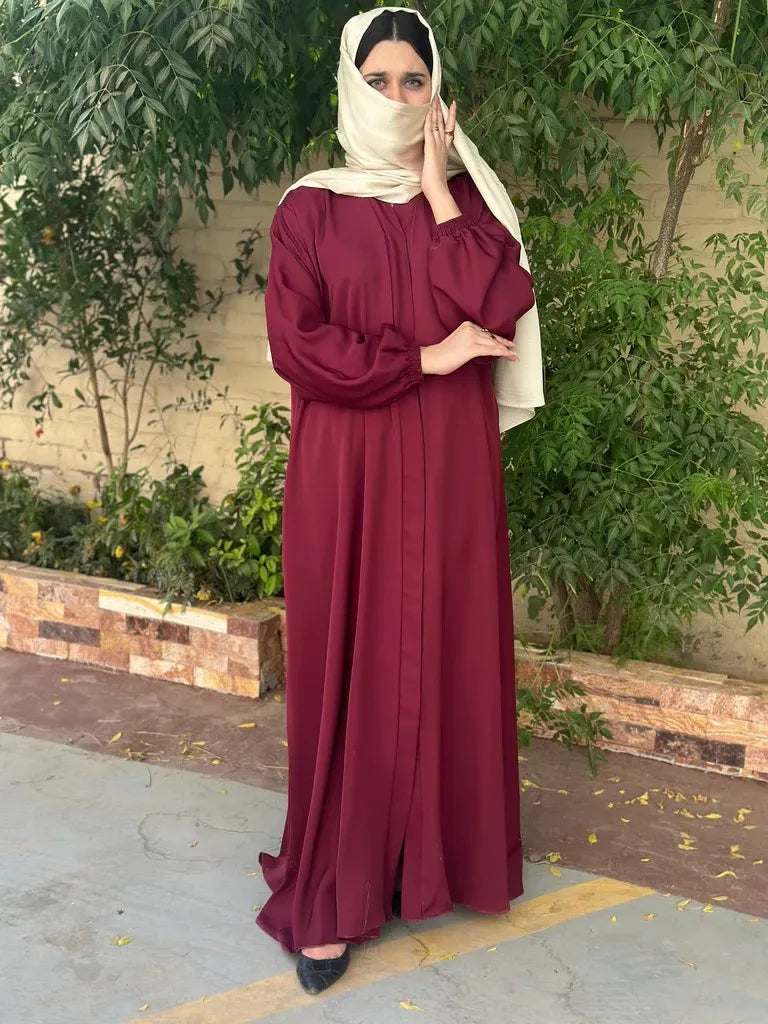 Abaya for girls new design 2025 stylish Hina Front Open Abayas for girls arabic Abayas