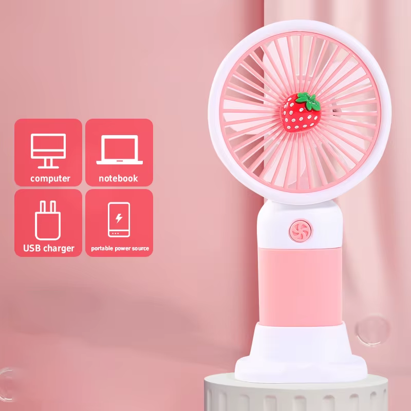 Mini Portable USB Rechargeable Hand Held Fan