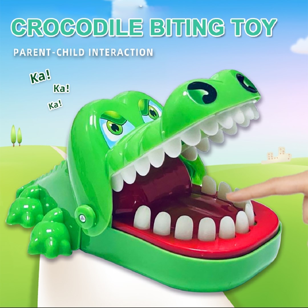 Crocodile Teeth Toy Crocodile Bite Finger Reaction Funny & Tricky Toy