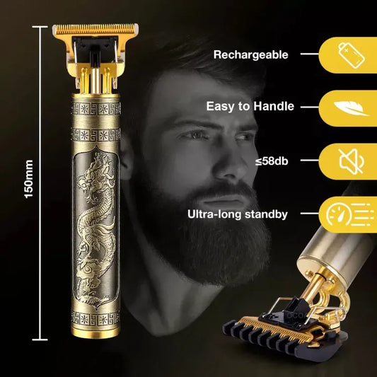 TRIMMER FOR MEN, Usb Rechargeable Outline Edger Beard Trimmer, GROOMING KIT