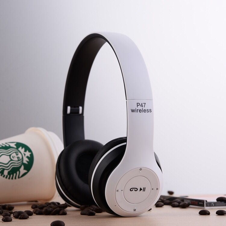 Orignal P47 Wireless Headset Bluetooth Foldable On-Ear Headphone Wireless Earbuds