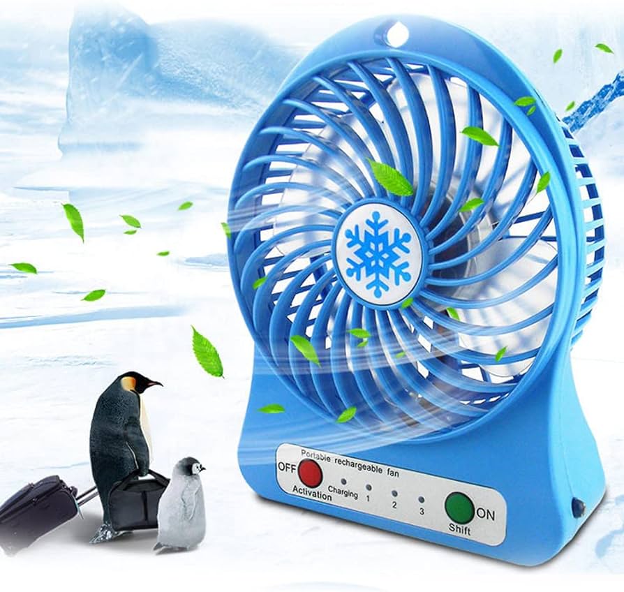 Portable Fan Usb Charging rechargable battery