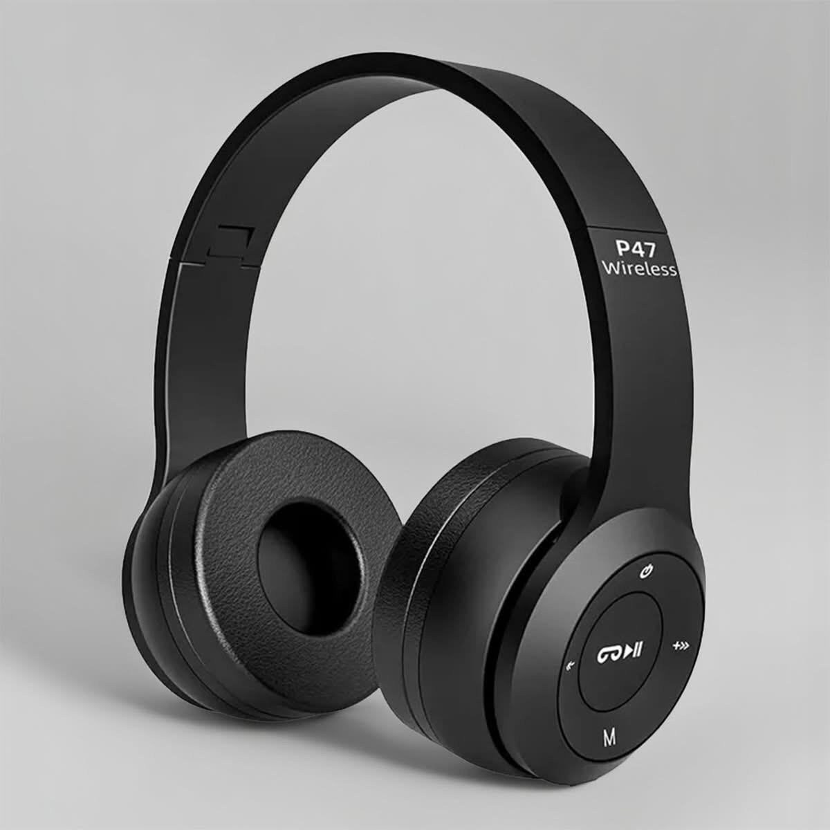 Orignal P47 Wireless Headset Bluetooth Foldable On-Ear Headphone Wireless Earbuds