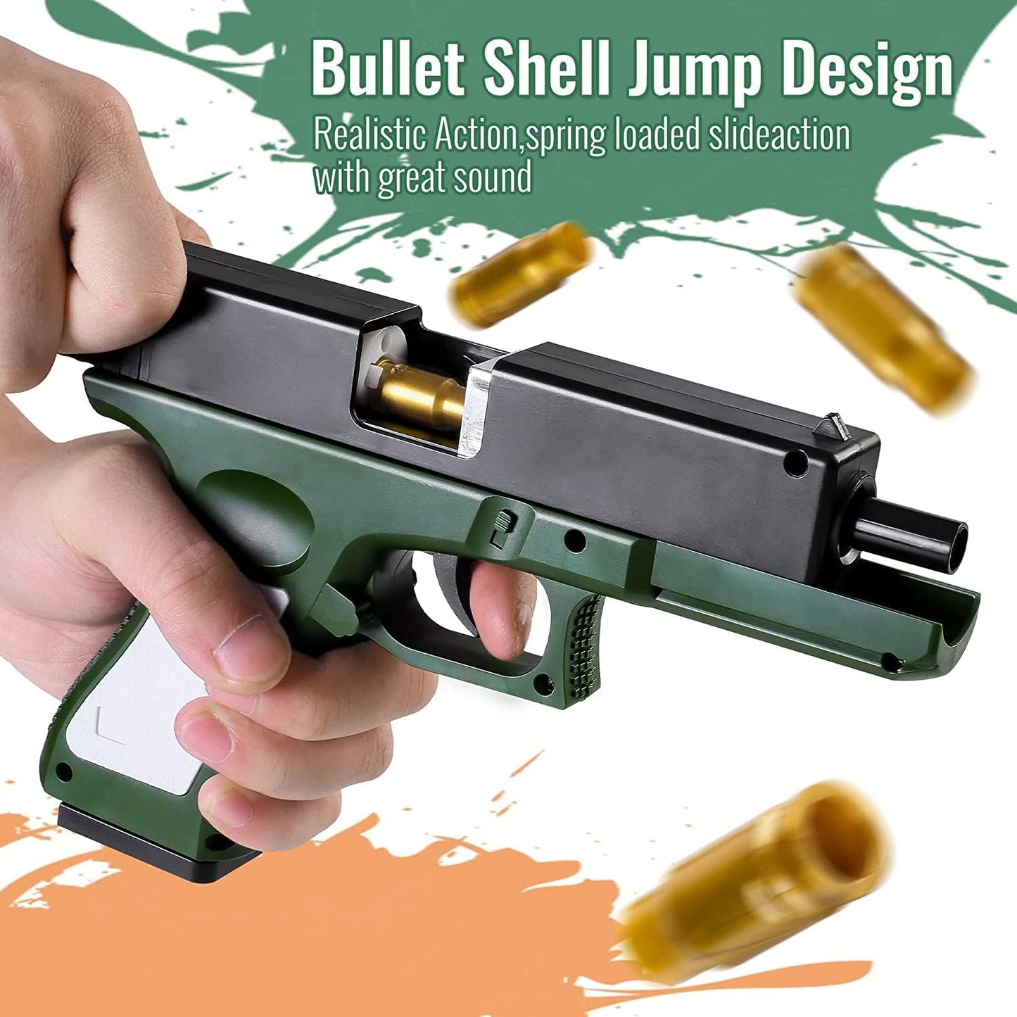 Automatic and Manual Blaster with Foam Darts & Silencer