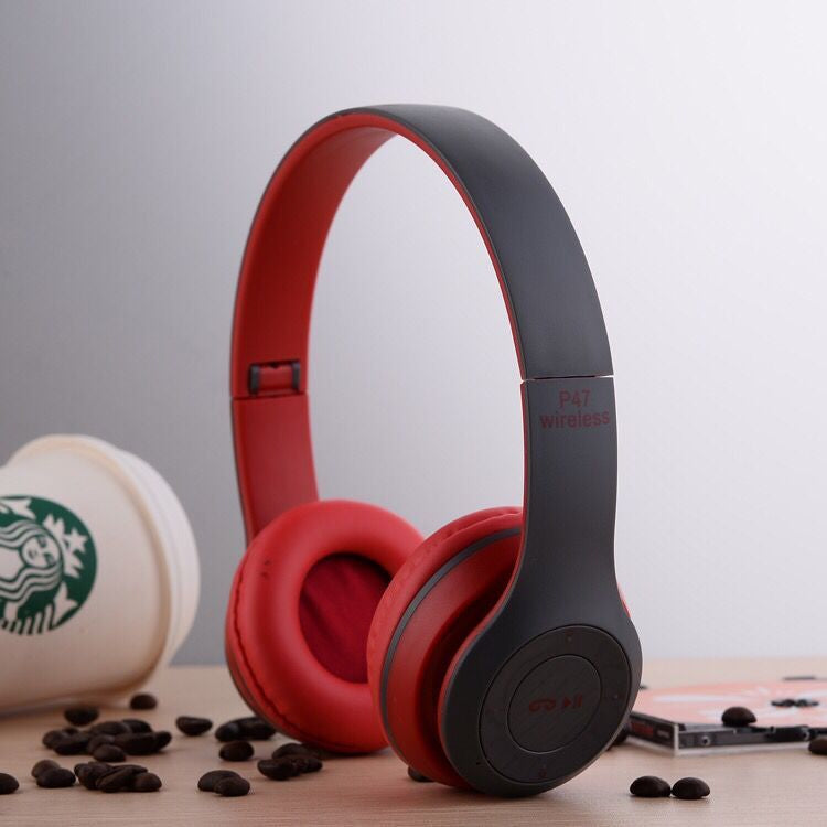 Orignal P47 Wireless Headset Bluetooth Foldable On-Ear Headphone Wireless Earbuds