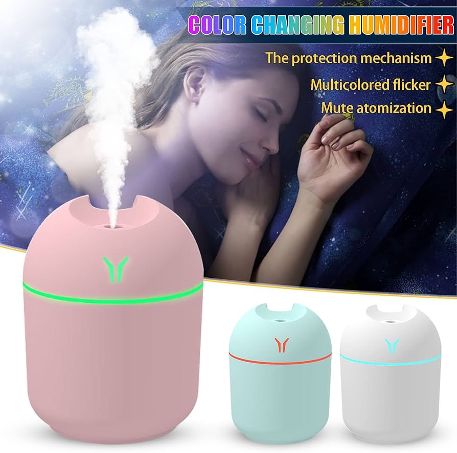 Portable Mini Air Humidifier USB Desktop Humidifier Aromatherapy for Car Bedroom Air Diffuser Fogger Mist Maker Sprayer