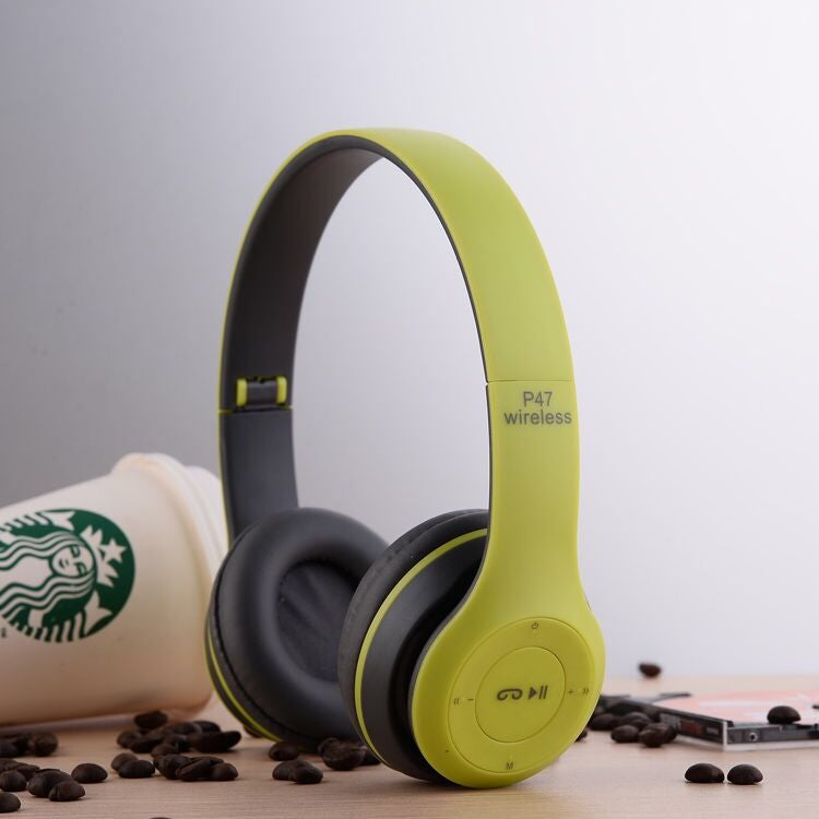 Orignal P47 Wireless Headset Bluetooth Foldable On-Ear Headphone Wireless Earbuds