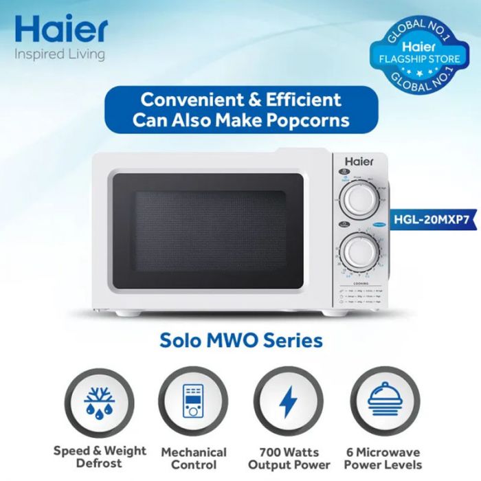 Haier Micro Wave Oven 20 Liters Solo HGL 20MXP with 1 Year Warranty